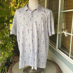 Travis Mathew golf permormance polo.  XXL.  Course- ready, classic.